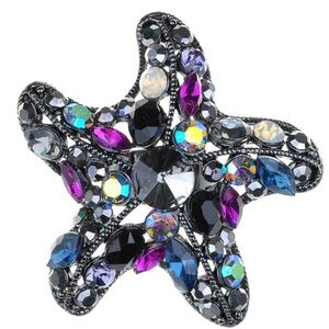 Dazzling Star Starfish Ring (adjustable) 🆕